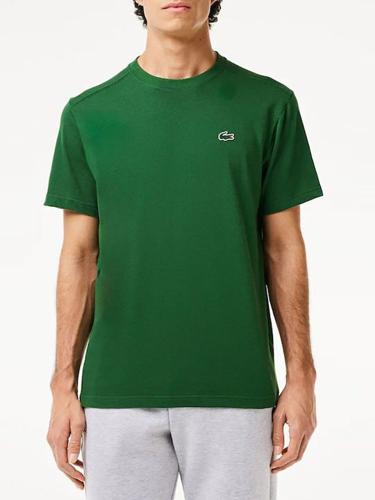 Lacoste T-shirt Bărbătesc cu Mânecă Scurtă Verde