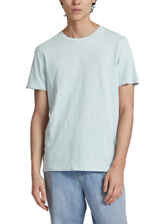 Superdry Crew Neck T-shirt Bărbătesc cu Mânecă Scurtă Powder Blue