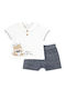 Kids Clothing Set with Shorts Summer 2 Pieces Blue