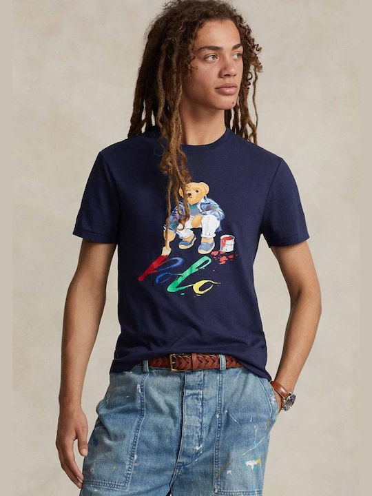 Ralph Lauren Ανδρικό T-shirt Κοντομάνικο Μπλε Navy
