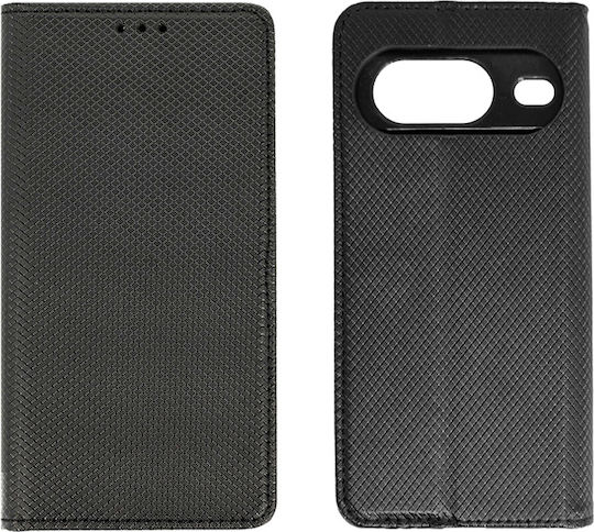 Powertech Book Piele artificială Negru (Google Pixel 8)