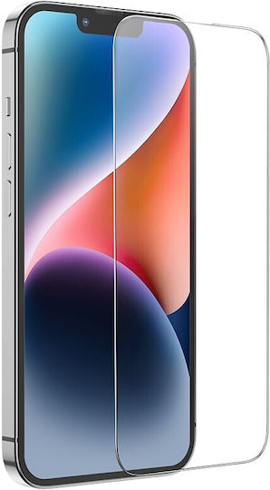 0.33mm Full Face Tempered Glass Μαύρο (iPhone 15)