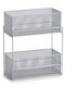 Zeller Επιτοίχια Ραφιέρα Μπάνιου Μεταλλική 17.5x35x42cm