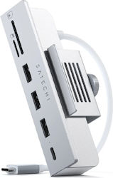 Satechi USB 2.0 Hub 4 Θυρών με σύνδεση USB-C Γκρι