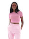 Hugo Boss Women's Summer Blouse Short Sleeve Pink