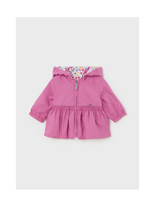 Mayoral Kids Casual Jacket Double Sided Fuchsia