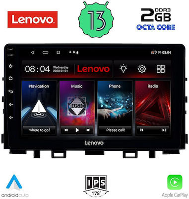 Lenovo Ηχοσύστημα Αυτοκινήτου για Mini ONE Kia Rio 2018> (Bluetooth/USB/AUX/WiFi/GPS/Apple-Carplay/Android-Auto) με Οθόνη Αφής 9"