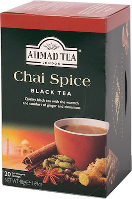 Ahmad Tea Negru Ceai 20 Pungi 40gr 1buc cu Aromă Condimente