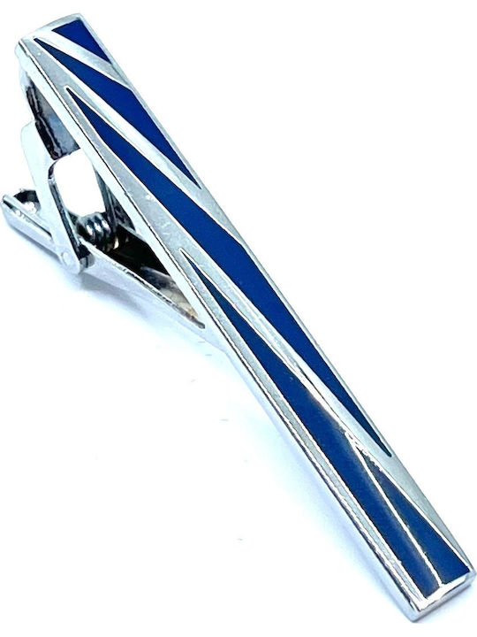 Legend Accessories Clip Γραβάτας από Ασήμι σε Μπλε χρώμα Legend Accessories Clip Γραβάτας από Ασήμι σε Μπλε χρώμα