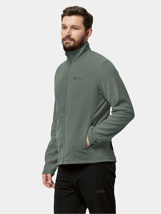 Ανδρική Ζακέτα Fleece Πράσινο