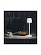 V-TAC Kunststoff Tischlampe LED mit Weiß Schirm und Basis