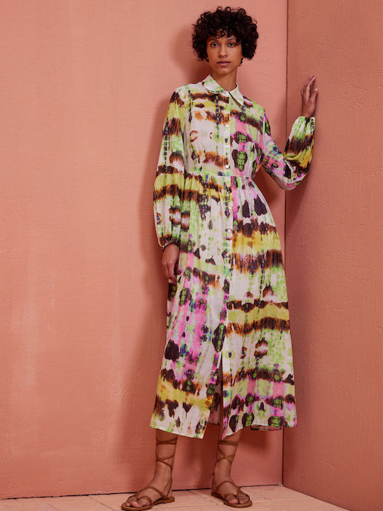 Summer Midi Shirt Dress