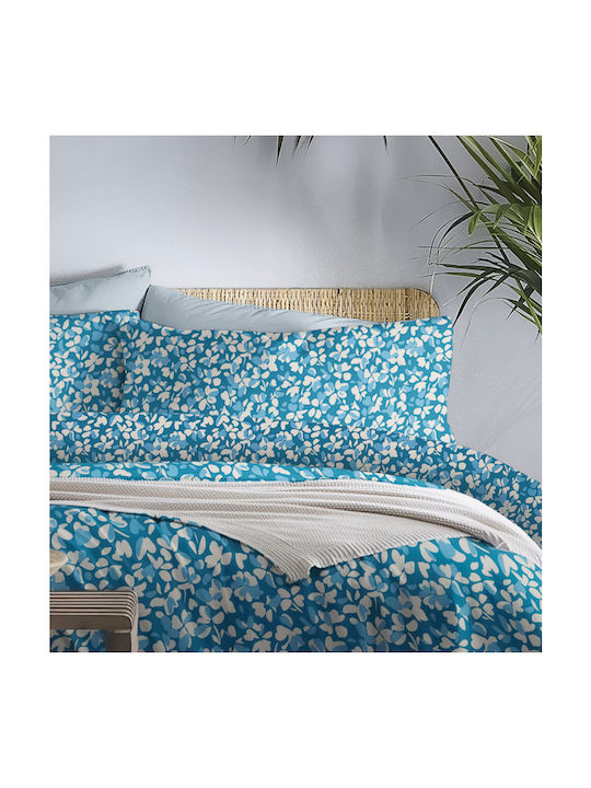 Cokitex Marta Pillowcase with Envelope Cover Blue 50x70cm.