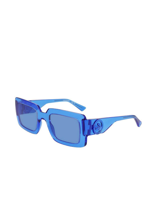 Longchamp Sonnenbrillen mit Blau Rahmen und Blau Linse LO743S 400