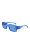Longchamp Women's Sunglasses with Blue Plastic Frame and Blue Lens LO743S 400