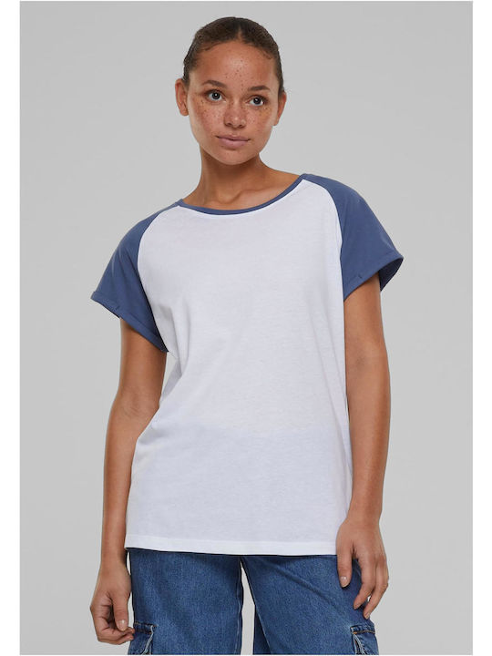 Urban Classics Bluze damă T-shirt Alb