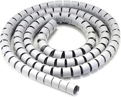 Techly Cable Spiral Tubes 30m White