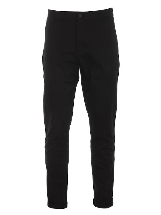 Pantaloni Chino cu Croială Slim Blue