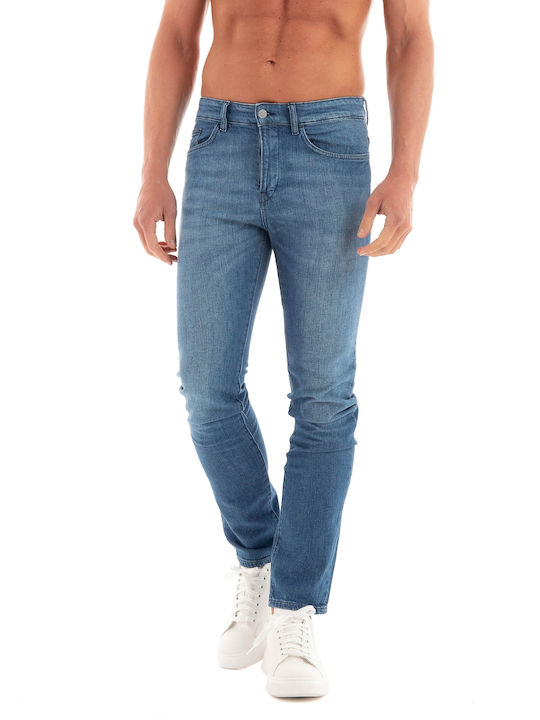 Hugo Boss Ανδρικό Παντελόνι Τζιν σε Slim Εφαρμογή Μπλε