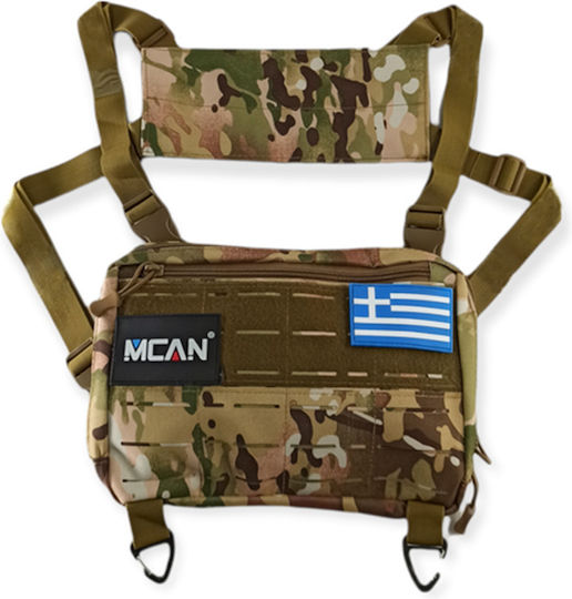 Mcan Στρατιωτικό Τσαντάκι Στήθους Woodland