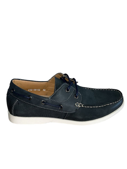 Ego Shoes Herren Mokassins Blau