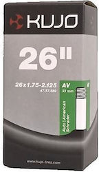 Inner Tube Kujo 26x1.75-2.125 AV Inner Tube Kujo 26x1.75-2.125 AV