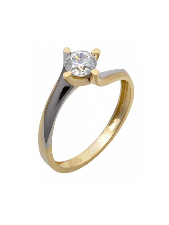 Krini Single Stone from Gold 14K