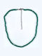 Kostibas 1023-001n2, Halskette, Kristall, Petrol