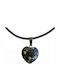 Kostibas 1114-616b1, Pendant, Stone, With Heart Motif, Blue
