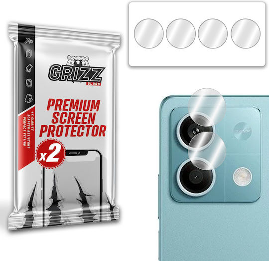 GrizzGlass Hybridglass Protecție Cameră Tempered Glass Transparent pentru Redmi Note 13 5G