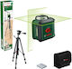 Bosch UniversalLevel 360 Αυτορυθμιζόμενο Γραμμικό Αλφάδι Laser Πράσινης Δέσμης 1.5V με Εύρος Εργασίας 24m