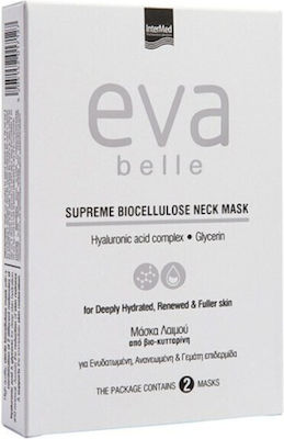 Intermed Eva Belle Supreme Biocellulose Neck Face Mask 2pcs 15ml