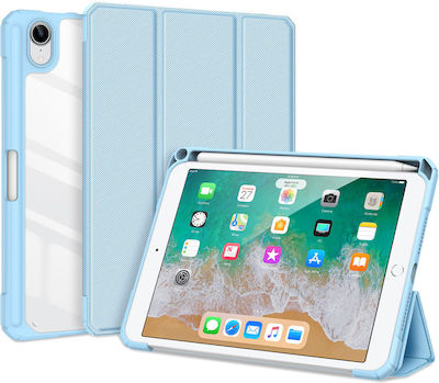 Dux Ducis Toby Flip Cover Piele / Silicon Albastru Apple iPad mini 2021 (a 6-a generație)