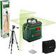 Bosch AdvancedLevel 360 Αυτορυθμιζόμενο Γραμμικό Αλφάδι Laser Πράσινης Δέσμης 1.5V με Εύρος Εργασίας 24m