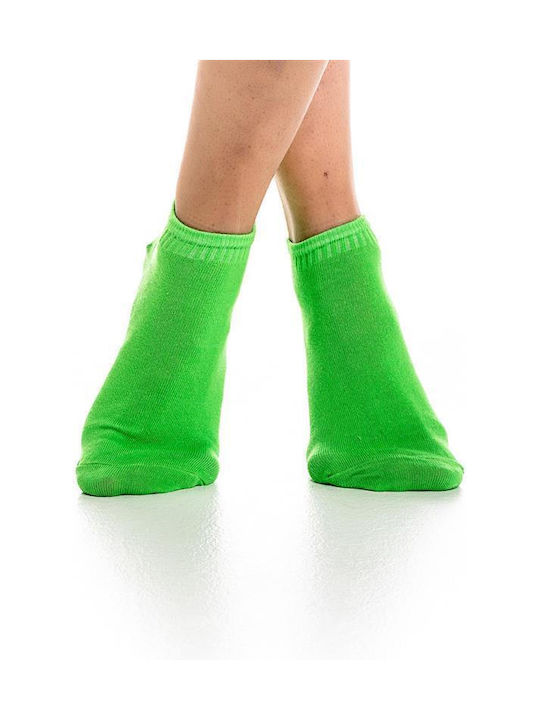 Inizio Γυναικείες Μονόχρωμες Κάλτσες Πράσινες