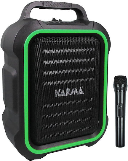 Karma Boxă Karaoke cu Microfon Wireless și Efecte de Iluminare Italiana Bm 863rm Negru