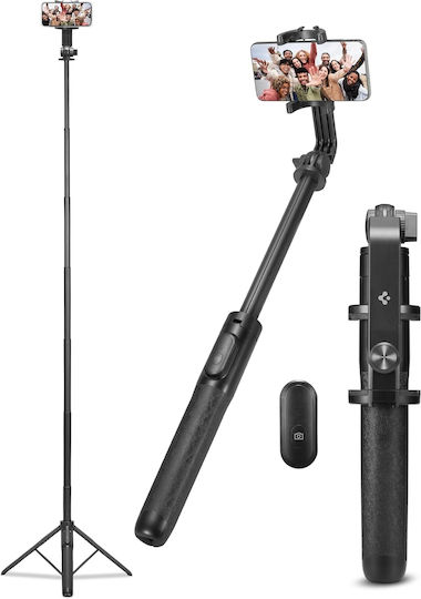 Spigen S560W Selfie Stick Cell Phone Tripod Bluetooth Black