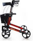 Wheel Spirit X3 Foldable Wheeled Aluminum Walker Red