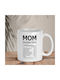 Mom Mug Ceramic White