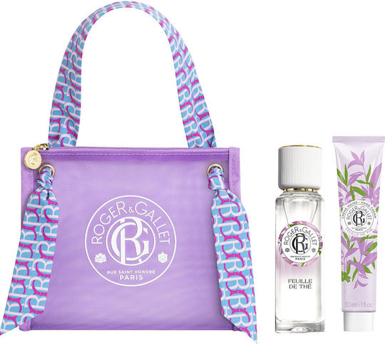 Roger & Gallet Feuille De The Wellbeing Women's Set with Body Mist 3pcs