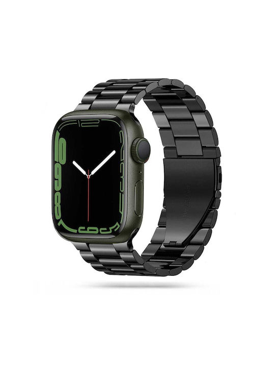 Tech-Protect Каишка Неръждаема стомана Черно (Apple Watch 42/44/45mm - Apple Watch 42/44/45мм) TPRBSI4B