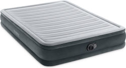 Intex Aufblasbare Schlafmatratze Queen Comfort-plush Airbed Fiber-tech Gray