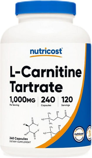 Nutricost L-carnitine Tartrate 1000 Mg [240 Κάψουλες]