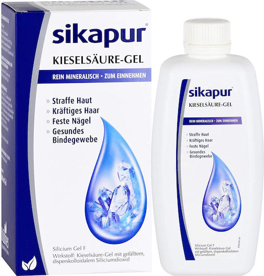 Gel mineral de siliciu, Sikapur, acid silicic pentru ingestie orală, pentru păr, piele și unghii sănătoase, 50