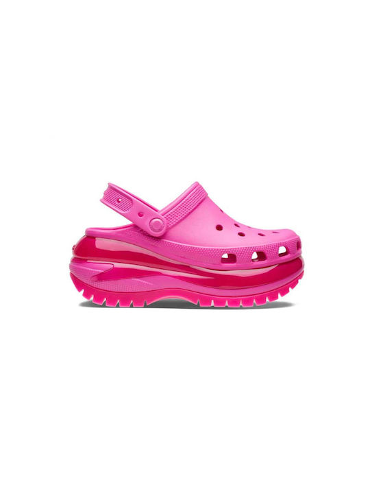 Crocs Classic Mega Crush Clog Clogs Pink