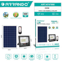 Arrango Solar LED Flutlichter 300W Wasserdicht Arrango Solar LED Flutlichter 300W Wasserdicht