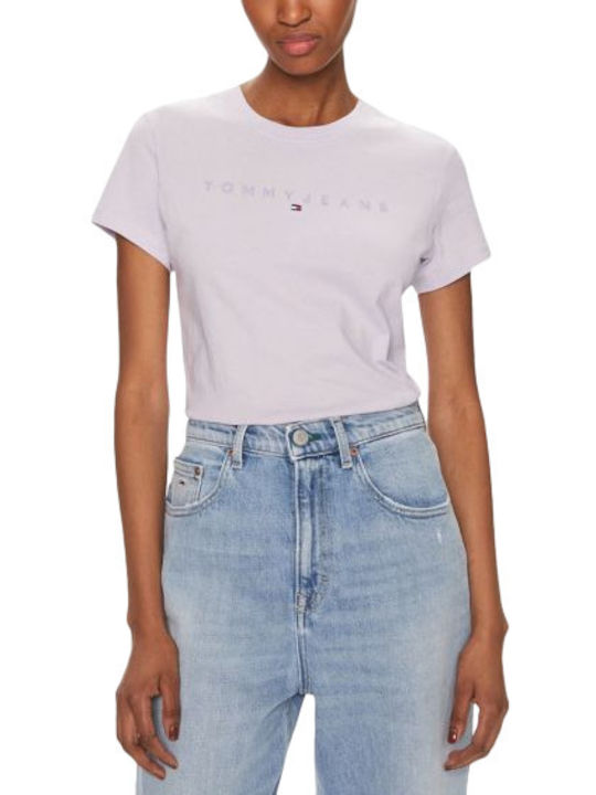 Tommy Hilfiger Women's T-shirt Floral Lilacc