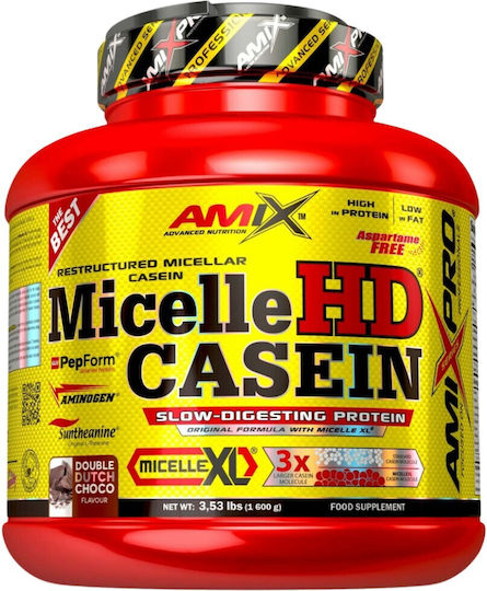 Nutrition Amixpro® Micelle Hd Casein [1600 de grame] Ciocolată Belgiană