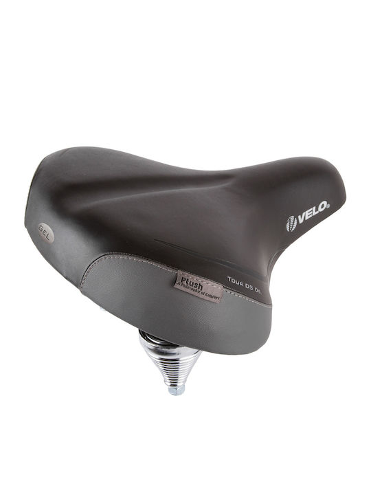 Velo Tour Σέλα Ποδηλάτου Μαύρη με Gel 265 x 255 mm