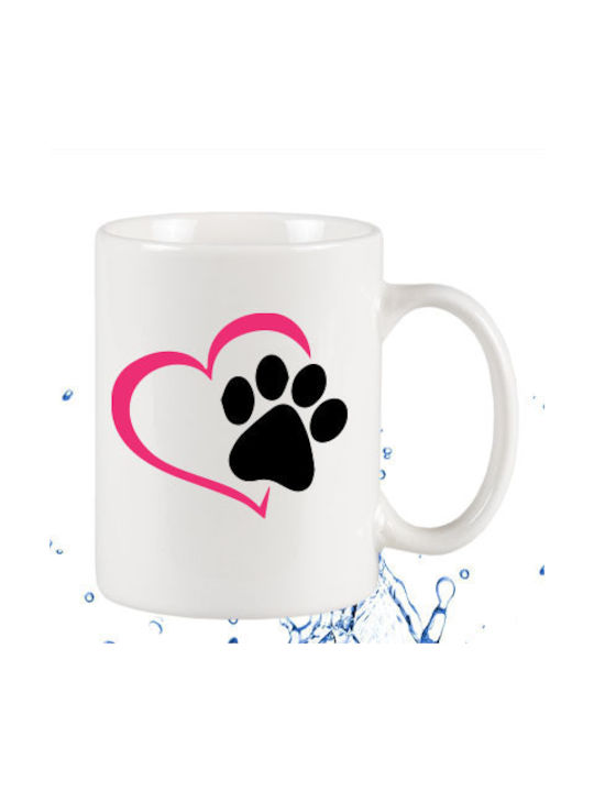 Love Καρδια Tasse Keramik Weiß 295ml 1Stück